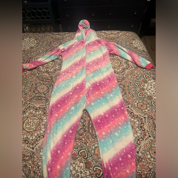 Unicorn Adult Onsie Halloween Costume - Picture 2 of 5